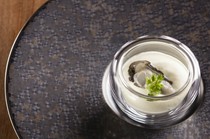 hiroto_"Oysters and Cauliflower" - Eat raw striped oysters from Osakikamijima