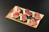   Nikusho Jade Kanazawa_Comparison of 6 types of Noto beef