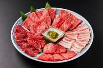   Nikusho Jade Kanazawa_Meat platter [miyabi] 600g