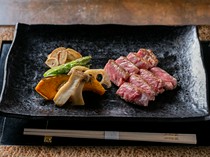 KOBE BEEF STEAK PANDORA TAKUMI_The "Pandora Course" allows you to enjoy the highest quality A5 Kobe beef fillet.