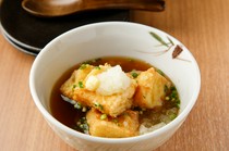 Sumibi Yakitori to Hakata Motsunabe Nagare Nishiki Main Branch_Mameiki Agedashi Tofu - Customers keep repeating to order it. It is also recommended as an accompaniment to alcoholic beverages.