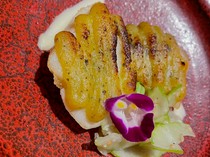  Grilled sea bass with miso sauce 