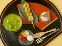 Creative Japanese Confectionery Studio BASHOAN_"Omakase Snack Set" where you can enjoy three types of Japanese sweets recommended by Bashoan