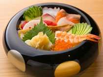 Sushi Hiroshima Ajiroya ekie branch_Ajiroya Seafood Rice Bowl with Red Soup