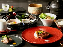  [WEB-only Course 3] Enjoy three types of Kobe beef (includes teppanyaki foie gras) 