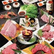 燒肉YAMATO  COREDO日本橋店_這是我們引以為傲的稀有部分的頂級套餐“大和特別套餐”。