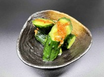  Mikura's homemade oi-kimchi 