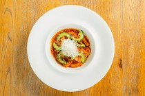 BARBARESCO 37_Tripe and bitter melon stewed in tomato sauce