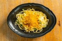 BARBARESCO 37_Spaghetti with dried mullet roe, island shallots and oatmeal peperoncino