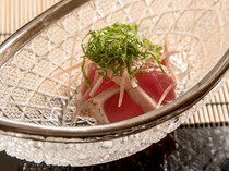 Kyo-ryori Otabicho Tagoto_Grilled tuna with special ponzu sauce