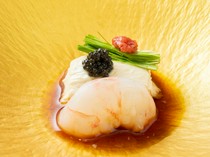 SUSHIGEN_The course menu includes not only nigiri sushi but also seasonal a la carte dishes.