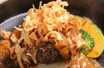 NIKU Dining meat meet_MEAT MEET Noto beef hamburger steak 100% Noto beef hamburger steak with hashed beef sauce