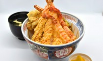 Wagyu Kurosawa Main Branch_Shrimp and crab tempura bowl