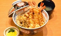 Wagyu Kurosawa Main Branch_Large shrimp tempura bowl