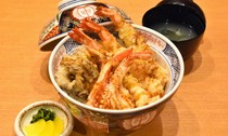 Wagyu Kurosawa Main Branch_Shrimp and crab tempura bowl