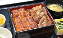 Wagyu Kurosawa Main Branch_ If you want to eat domestically produced eel and Japanese beef at the same time, choose the "Unagi Wagyu Rice Bowl"