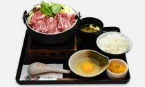 Wagyu Kurosawa Main Branch_Great value! Wagyu beef sukiyaki set meal