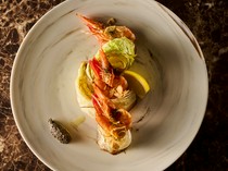 Teppanyaki Bian Yokohama (former MADOy)_Grilled shrimp in garlic oil