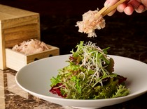 Teppanyaki Bian Yokohama (former MADOy)_Japanese vegetable salad with white dashi stock