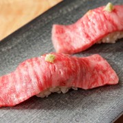 Irifune Odawara-ekimae Branch_Sagami beef, Sagami wagyu beef sushi