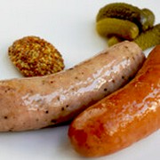   两种不同口味的香肠 