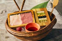 atelier Morimoto XEX Teppan_Fatty Tuna Tartare with 7 kinds of condiments