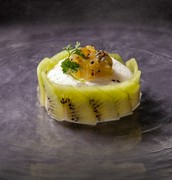 Angel Rare Cheesecake with Kiwi Fruit