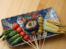   Grilled vegetable platter 