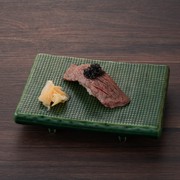 Hokkaisushi to Robata Sushiyama Shinjuku_Grilled Wagyu beef sushi with caviar