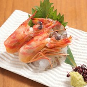  Hiroshima Tiger Prawns Sashimi (2 pieces) 