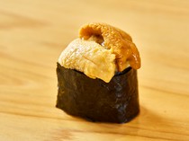 Sushi Renma_"Sea urchin" is a selection of flavors made without compromise, allowing you to compare different flavors