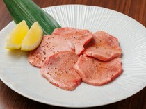 Naniwa Yakiniku Saburo_Finest Salted Gyutan (beef tongue) - Indulge in the rare and exquisite gyutan.