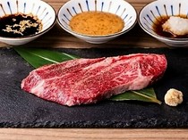 北海文字燒×鐵板燒 KIBORI 新宿_和牛臀肉牛排（150克）