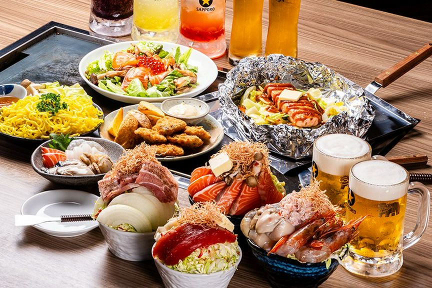 豚小屋('69伊/仏) Hokkai Monja × Teppanyaki KIBORI Shinjuku Reservation in Shinjuku