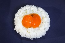 Omusubi-dokoro Morimori_Chokai thick egg yolk pickled in soy sauce