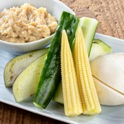 Yonpachi Gyojou Uchisaiwaicho Branch_Bagna Cauda with seasonal vegetables and cod