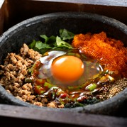 Yonpachi Gyojou Uchisaiwaicho Branch_ Kimchi chive and stone-grilled fried rice