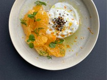 CADRAN_布拉塔芝士和时令水果-Burrata and Seasonal Fruits-