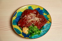 京都燒肉店 蓮藏 烏丸本店_<黑毛和牛>心生魚片