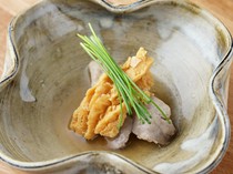 OSHUSHIAWASE  鮨HORI川_时令菜肴“鳎鱼肝煮”