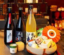 Japanese Fermented Degustation Bar ODORU_搭配口感温和的天然日本酒一起品尝的蔬菜御膳 梦“3种搭配”