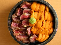 Yamato Ryori Tsukiji Ihachi Nigou_Sea urchin sirloin rice bowl