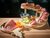 Yakiniku Gyufuku_A5+ Daifuku Beef Assortment (600g) - Fully savor the various rare cuts of "Daifuku Beef."