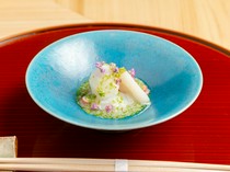 Miyagawacho Tensho_	Appetizer - Feel the season from the first item.