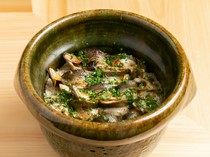 Miyagawacho Tensho_"Clay pot rice" packed with seasonal flavors