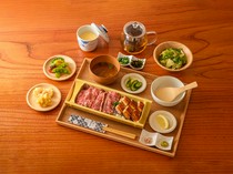 Asakusa GYUUNA Yadoki_Eel and beef rice set