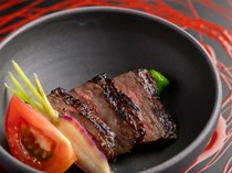 Sou_A memorable meat dish: Charbroiled Oita Prefecture Wagyu beef thigh marinated in miso