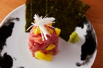 Fukusho_Bluefin tuna fatty tuna rolled with seaweed