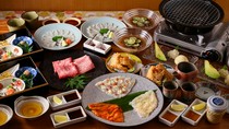 Fukusho_Grilled Tiger Fugu and Black Hair Yakiniku Course