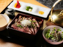 Teppanyaki MYDO_Kuroge Wagyu Hitsumabushi - Enjoy the bliss of changing your favorite arrangement with Kuroge Wagyu beef's delicious taste.